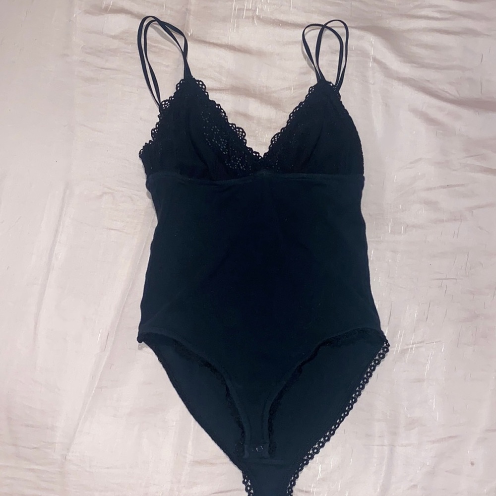 lace detail aerie bodysuit